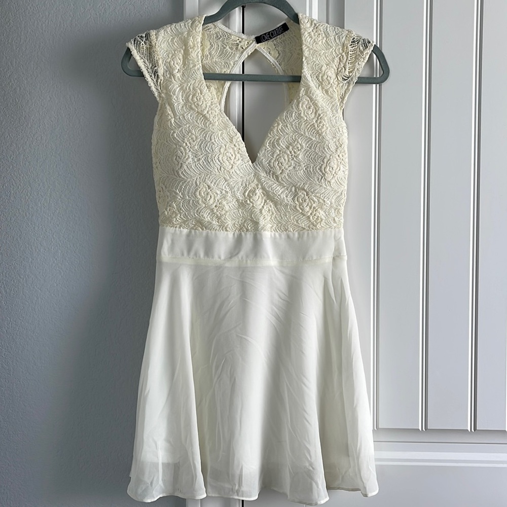Lace Top Dress